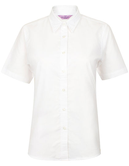 Ladies´ Classic Short Sleeved Oxford Shirt - Henbury