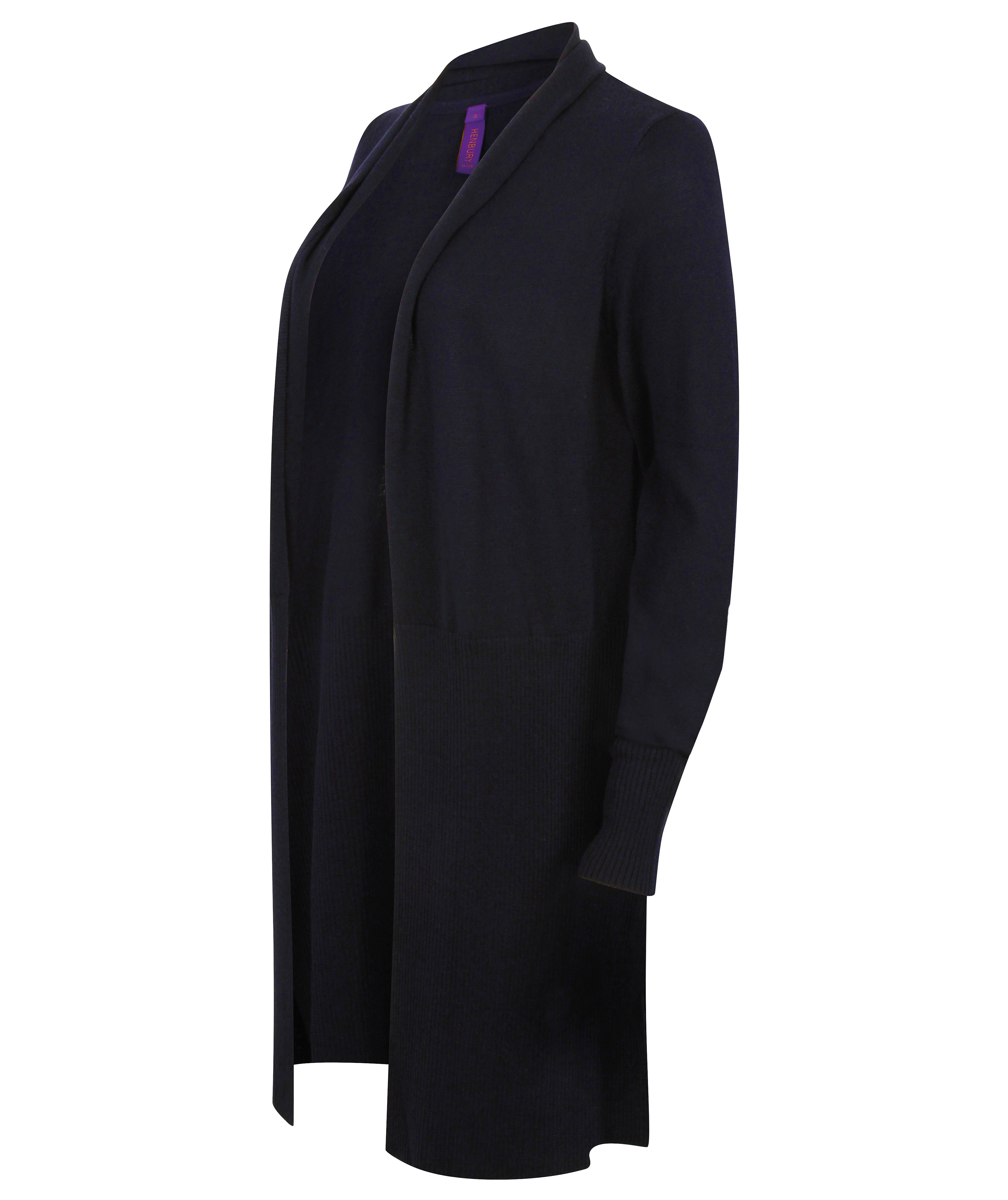 Ladies´ Longline Open Cardigan - Henbury