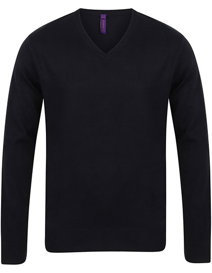 MEN'S 12GG V-NECK JUMPER - Henbury
