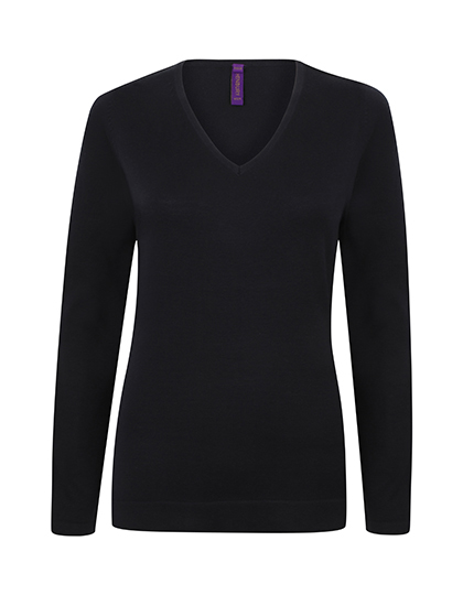 Ladies´ Lightweight V-Neck Jumper - Henbury