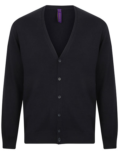 MEN'S V BUTTON CARDIGAN - Henbury