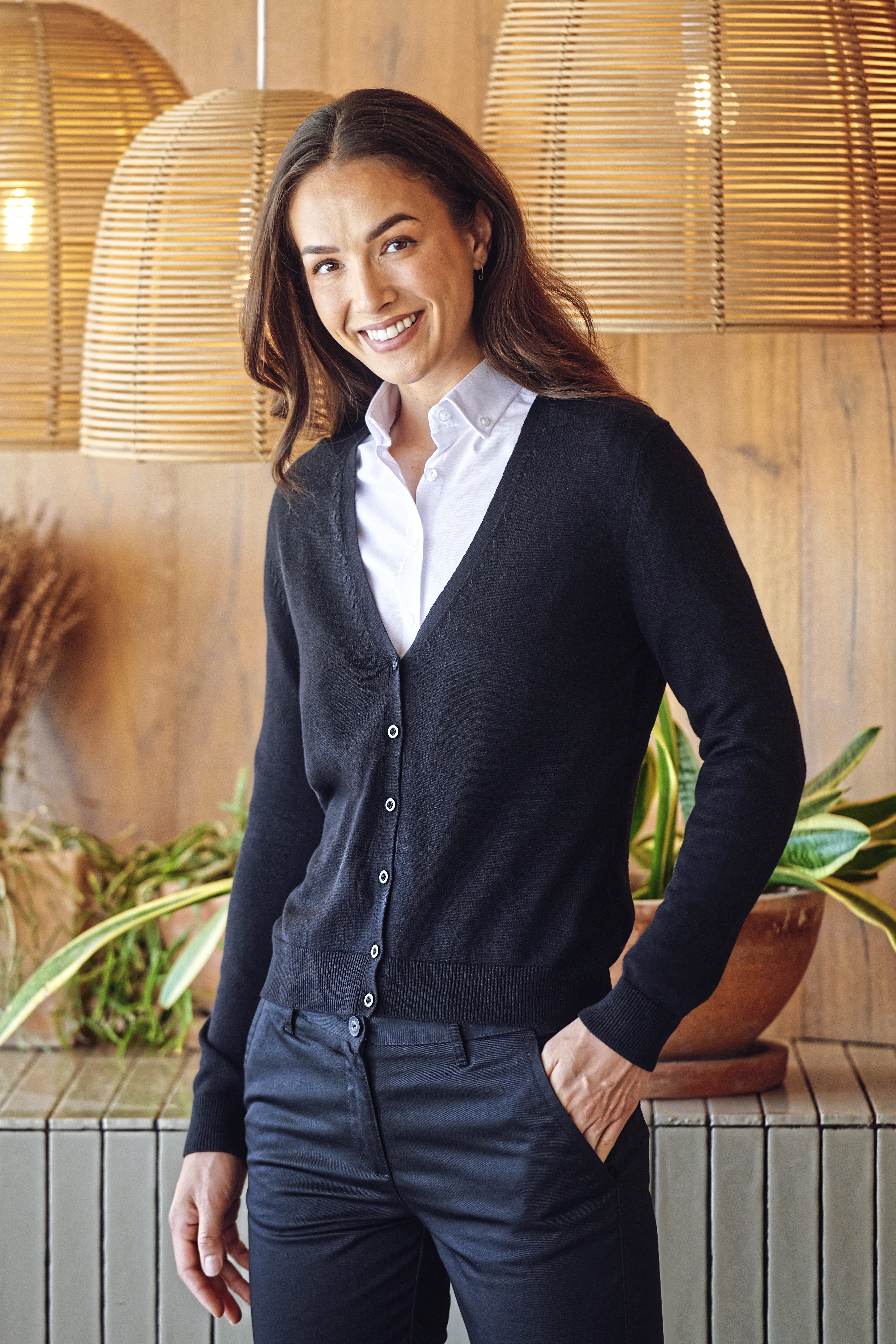 Ladies´ Lightweight V-Neck Short Cardigan - Henbury