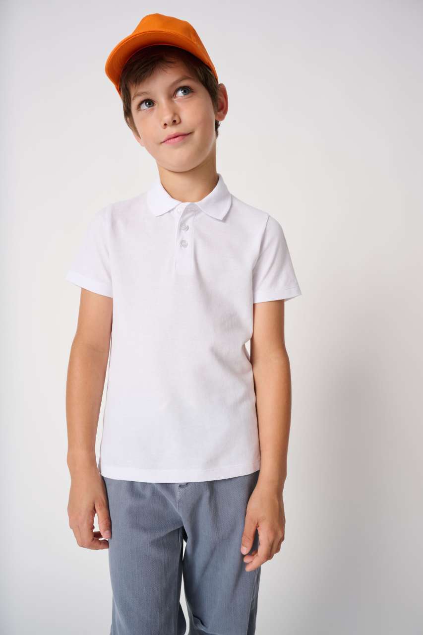 KIDS' PIQUE POLO SHIRT - iDeal Basic