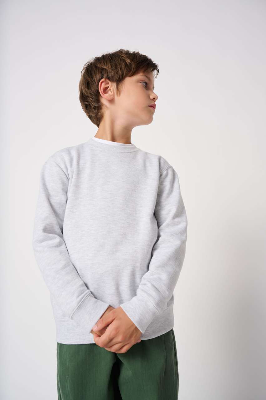 KIDS' BASIC ROUND NECK SWEATSHIRT - iDeal Basic