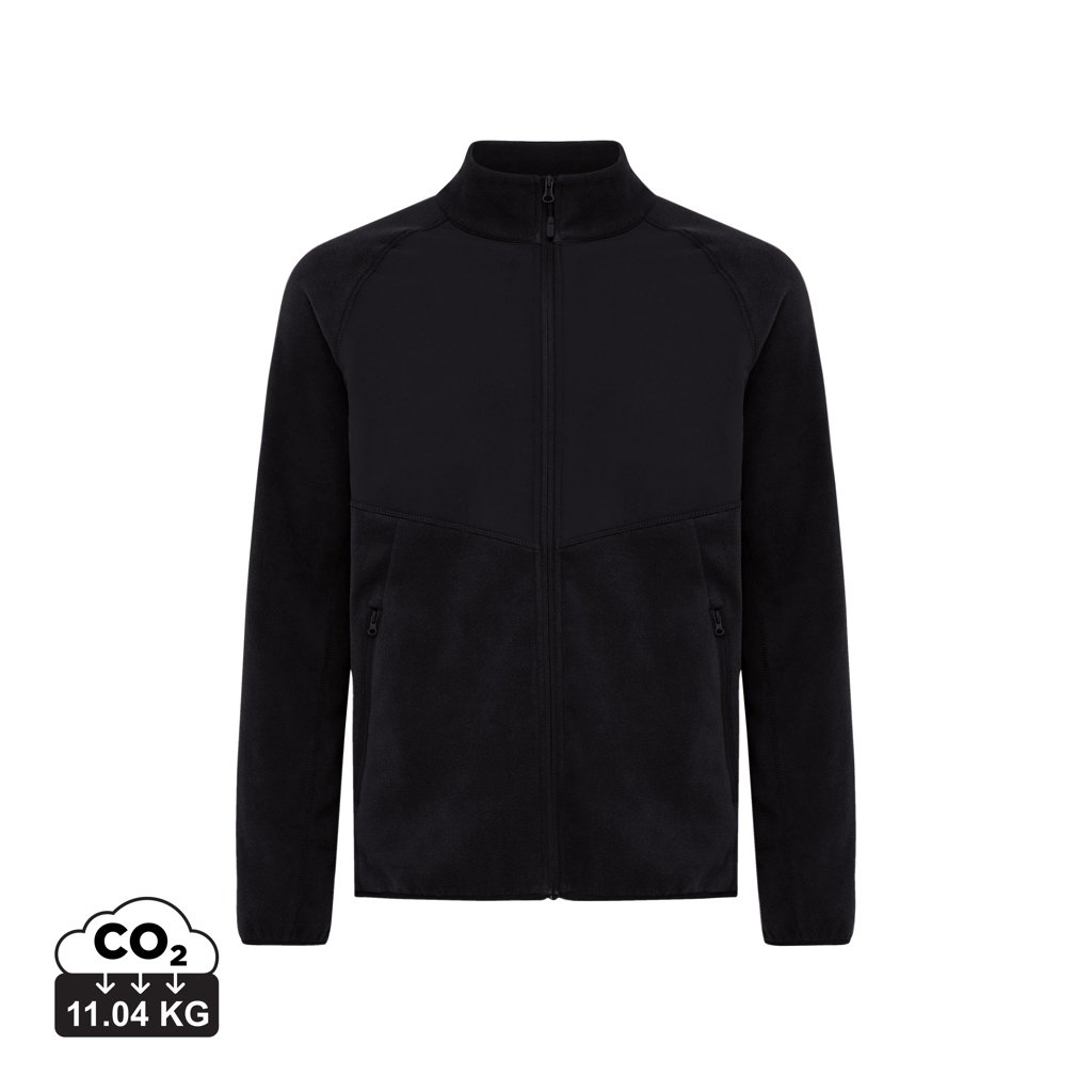 Micro fleece bunda na zips IQONIQ Talung z rec. polyesteru - iqoniq