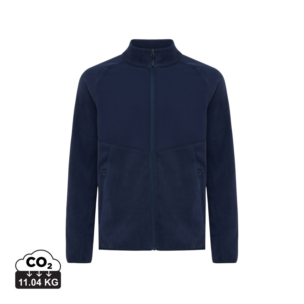 Micro fleece bunda na zips IQONIQ Talung z rec. polyesteru - iqoniq
