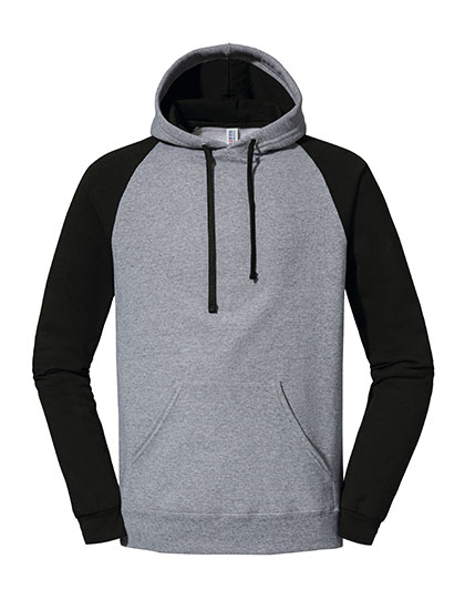 Nublend® Colour-Block Raglan Hooded Sweatshirt - JERZEES