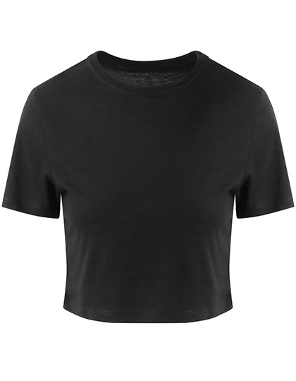 Just Ts WOMEN'S TRI-BLEND CROPPED T