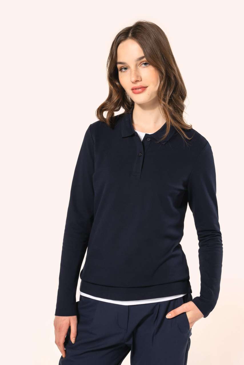 Kariban Premium LADIES' LONG-SLEEVED SUPIMA® POLO SHIRT