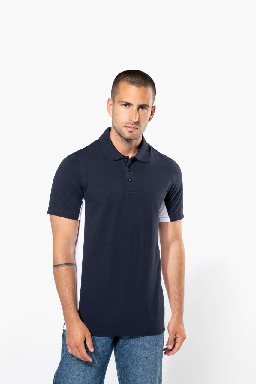 FLAG - SHORT-SLEEVED TWO-TONE POLO SHIRT - Kariban