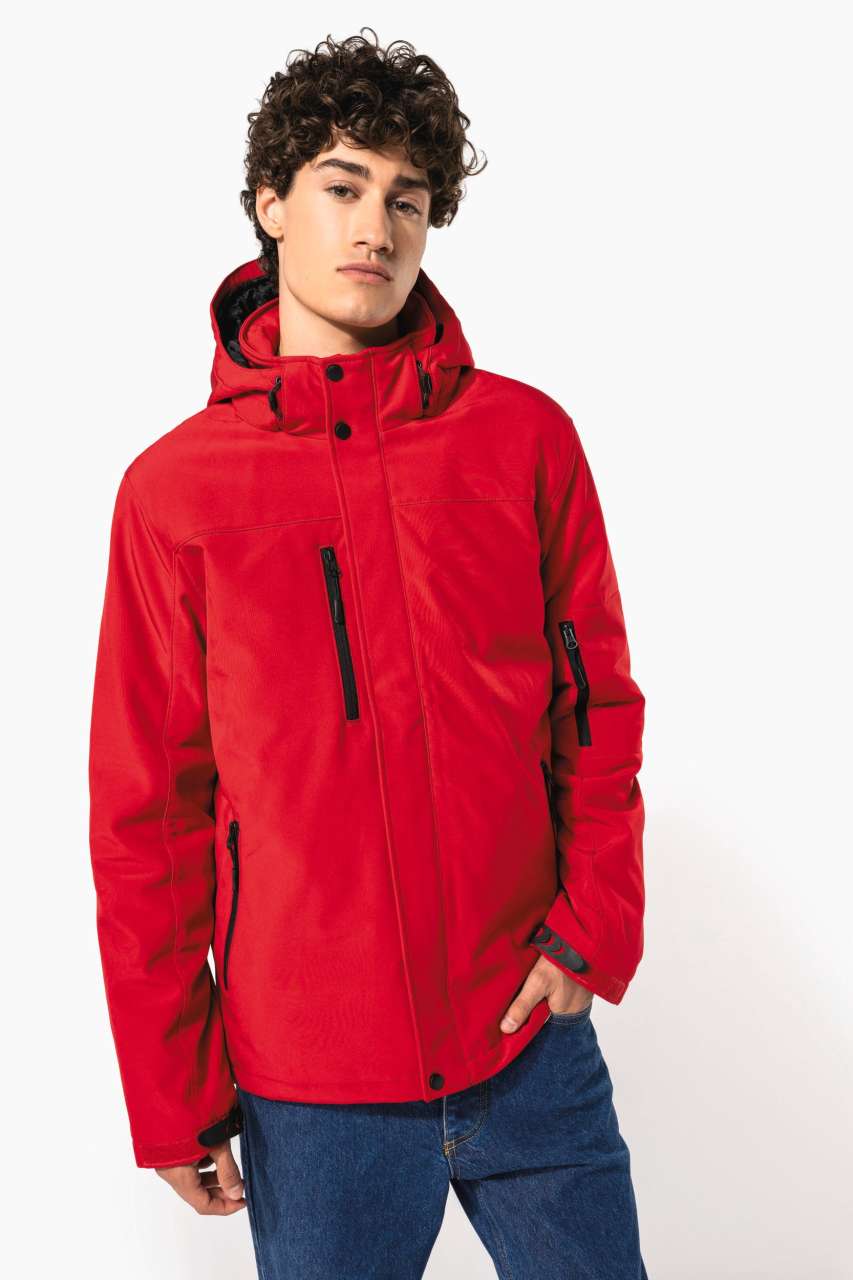 MEN'S HOODED SOFTSHELL LINED PARKA - Kariban
