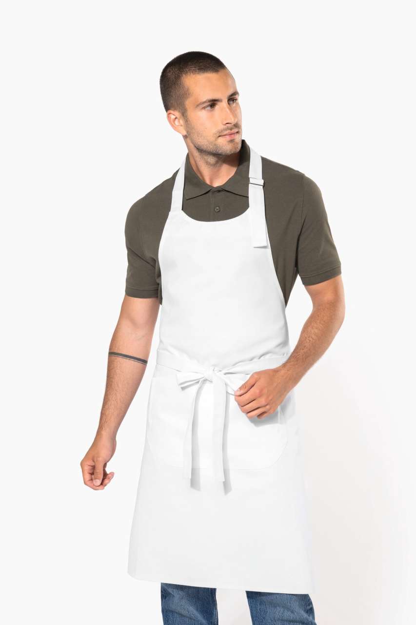 COTTON APRON HIGH-TEMPERATURE WASHABLE - Kariban