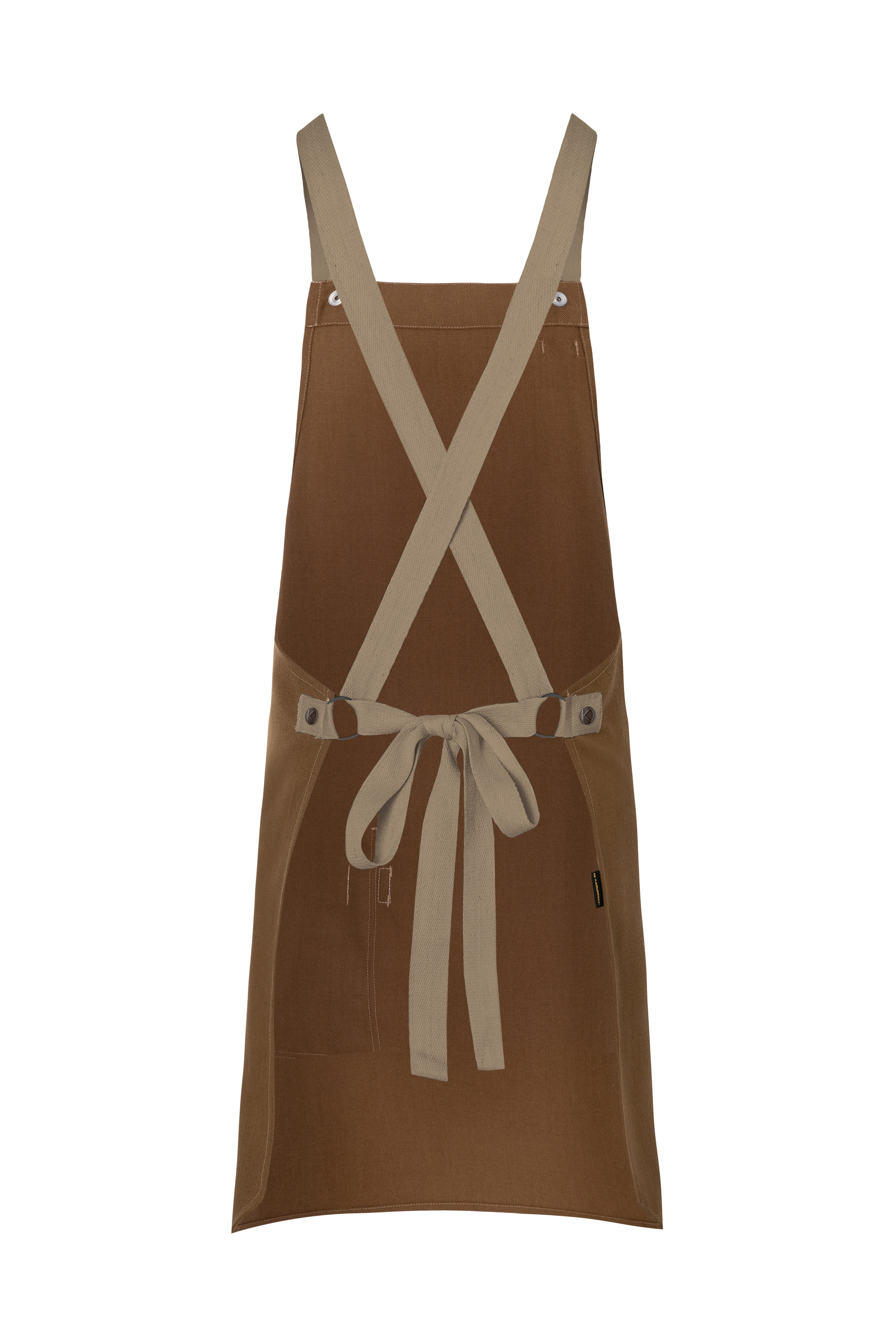 Bib Apron Urban-Look With Cross Straps And Pocket - Karlowsky
