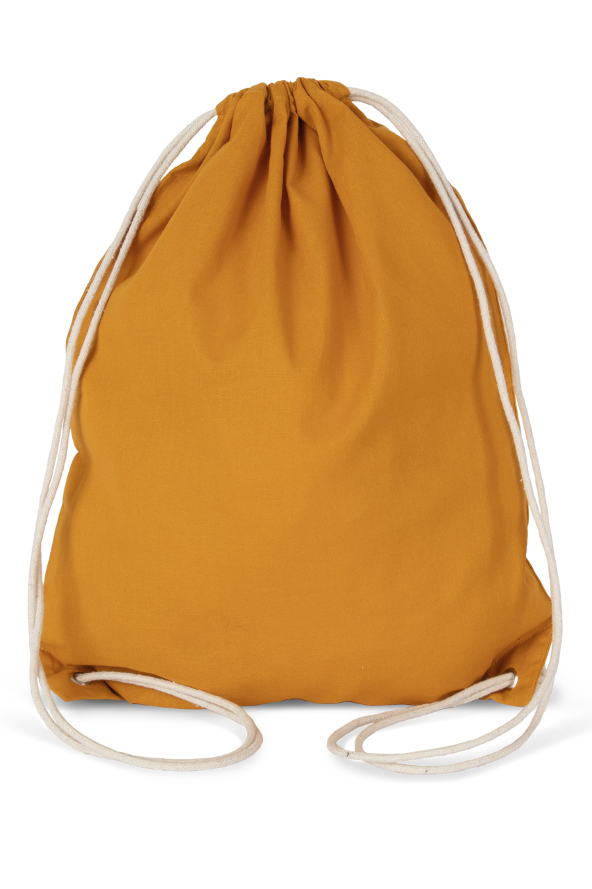 COTTON DRAWSTRING BACKPACK - Kimood