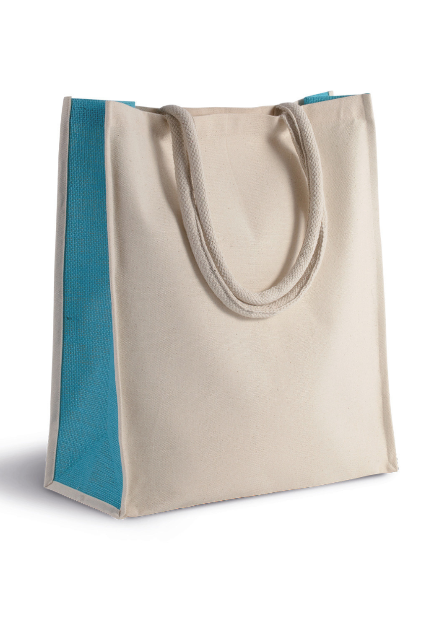 COTTON / JUTE TOTE BAG - 23 L - Kimood