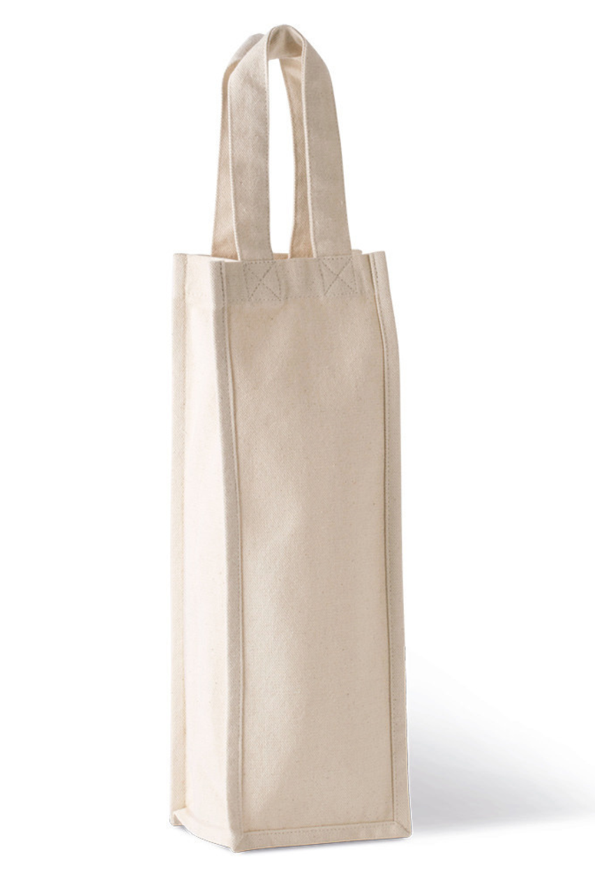 COTTON CANVAS BOTTLE BAG - Kimood