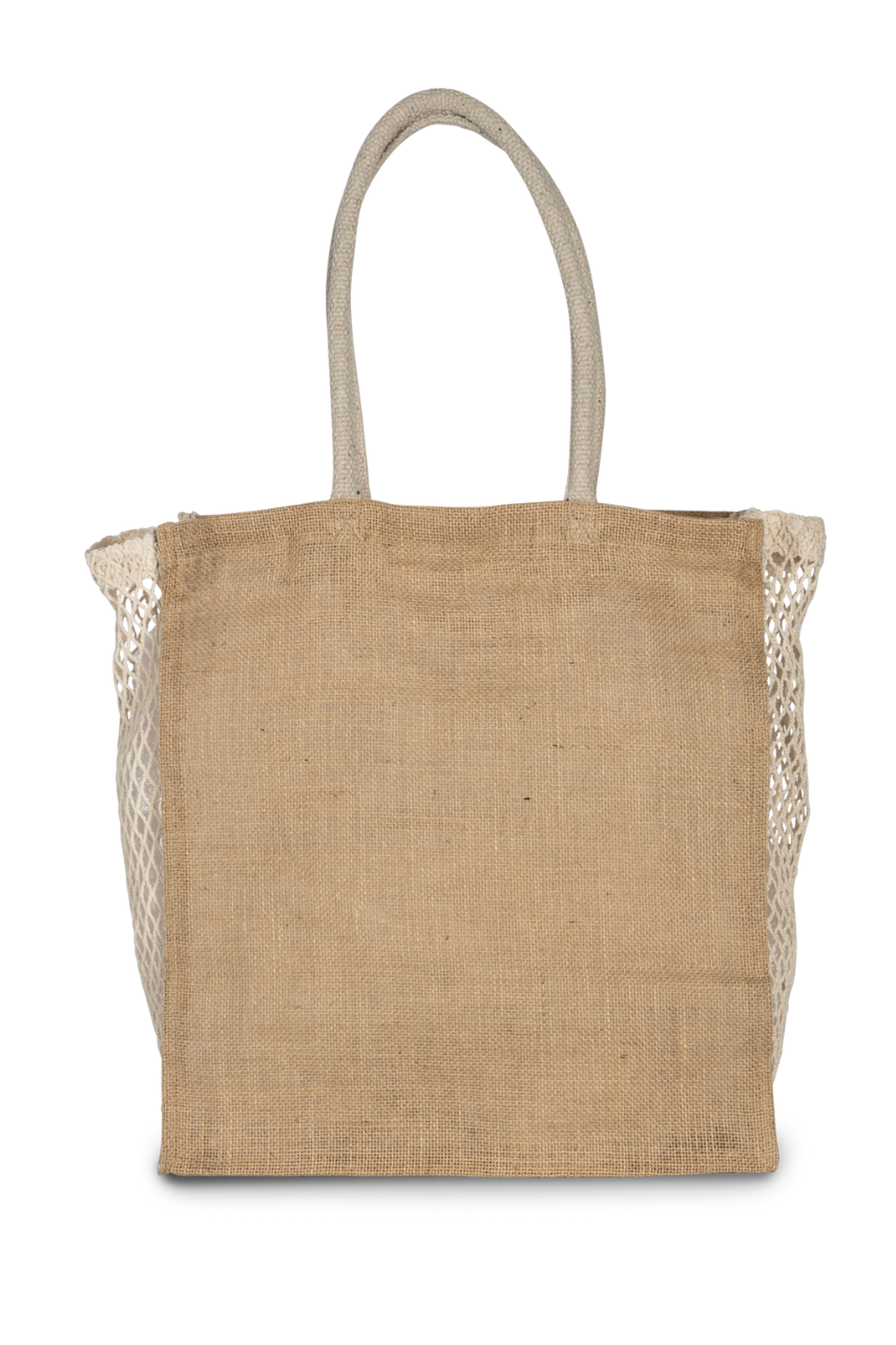Kimood SHOPPING BAG WITH MESH GUSSET