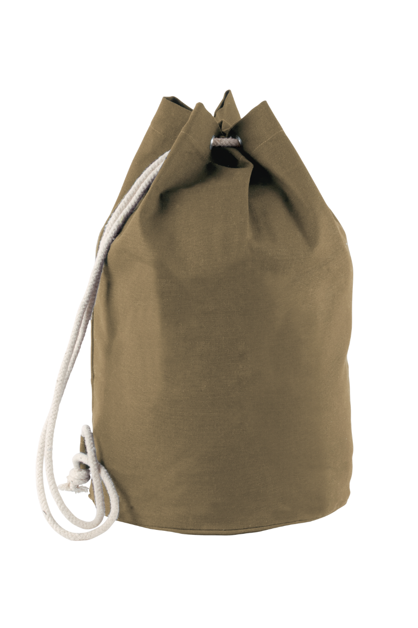 COTTON SAILOR-STYLE BAG WITH DRAWSTRING - Kimood