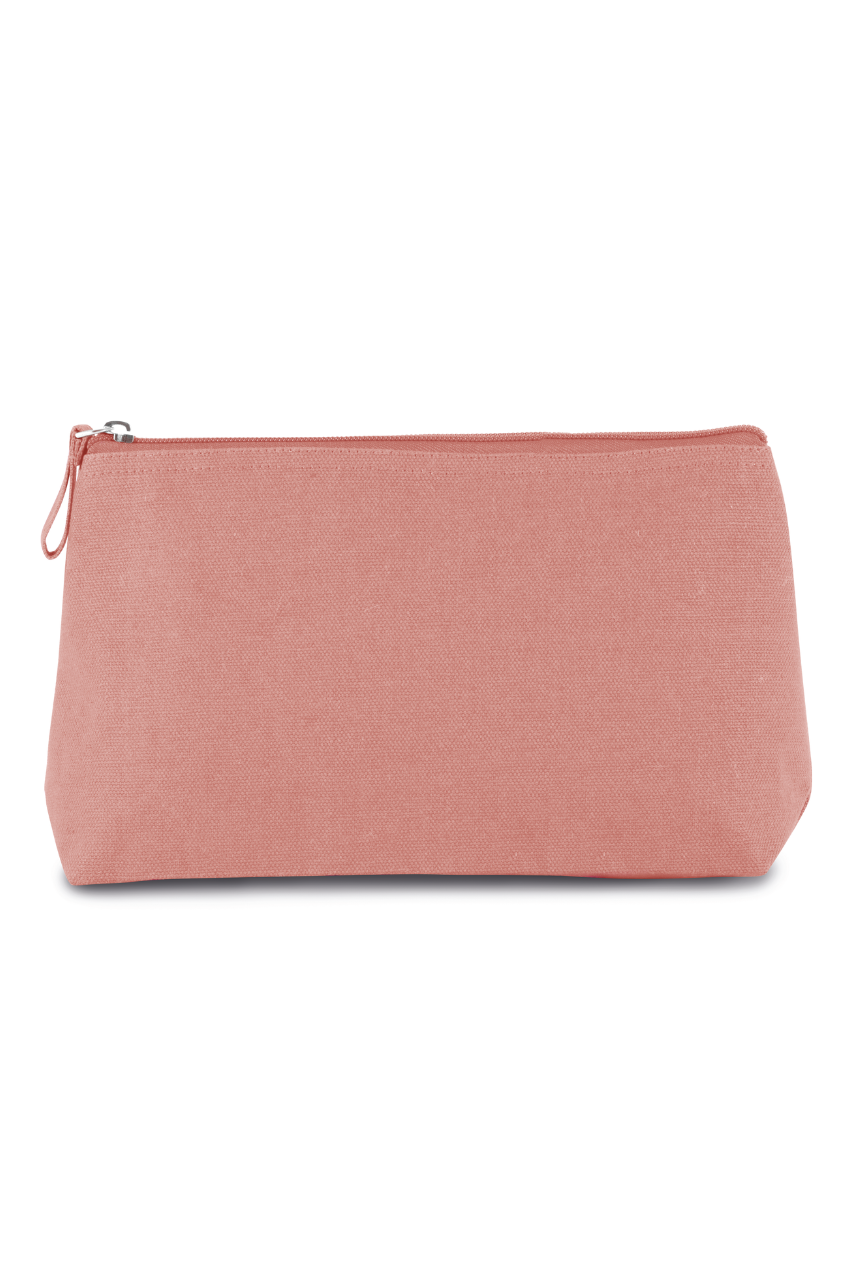 COTTON CANVAS TOILETRY BAG - Kimood