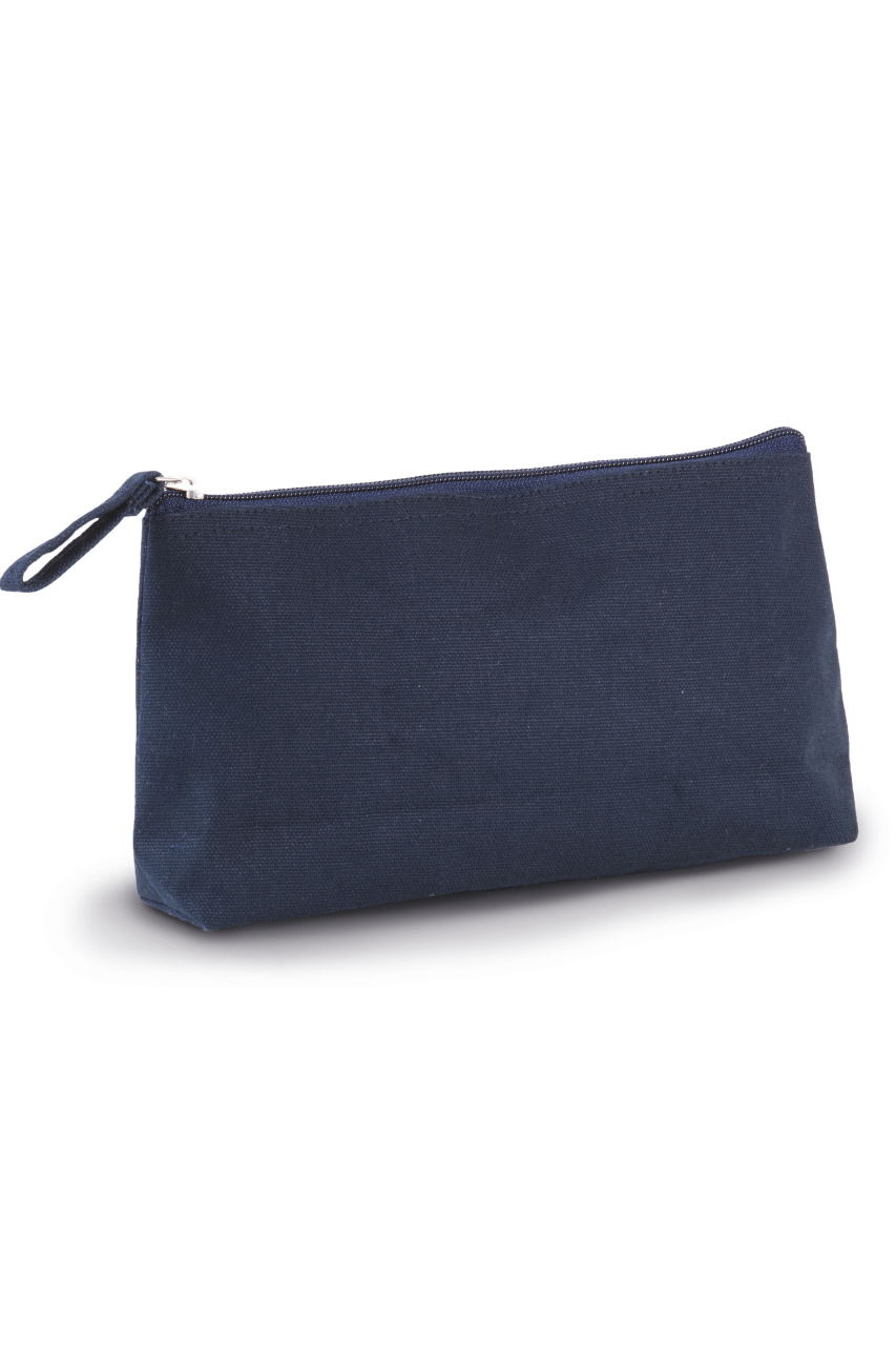 COTTON CANVAS TOILETRY BAG - Kimood