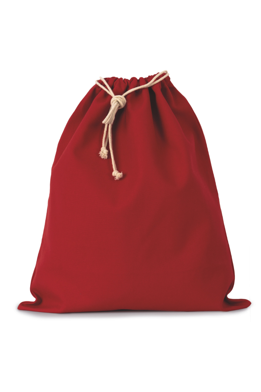 COTTON BAG WITH DRAWCORD CLOSURE - LARGE SIZE - Kimood