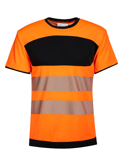 EOS Hi-Vis Workwear T-Shirt With Printing Area - Korntex