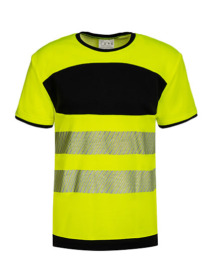 EOS Hi-Vis Workwear T-Shirt With Printing Area - Korntex