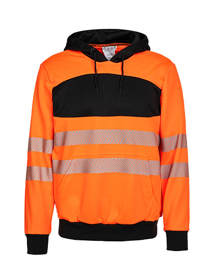 EOS Hi-Vis Workwear Hoody With Printing Area - Korntex