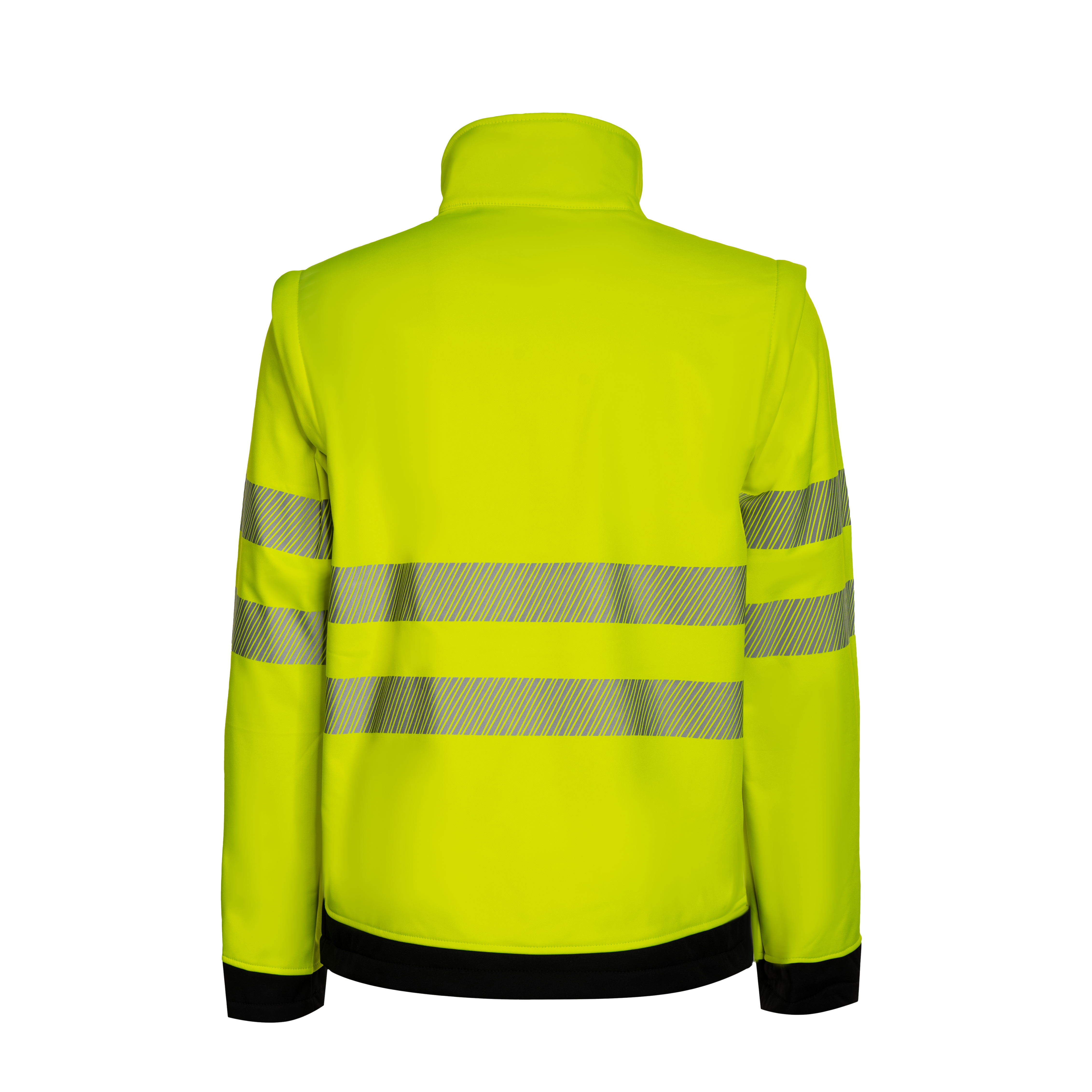 EOS Hi-Vis Workwear Softshell Jacket With Printing Area - Korntex