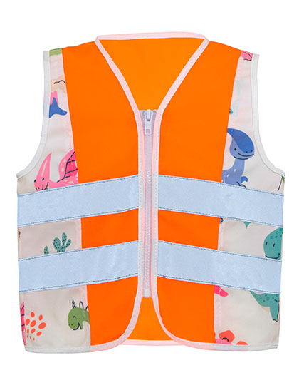 Children´s Safety Vest Action Dinosaurs CO² Neutral - Korntex