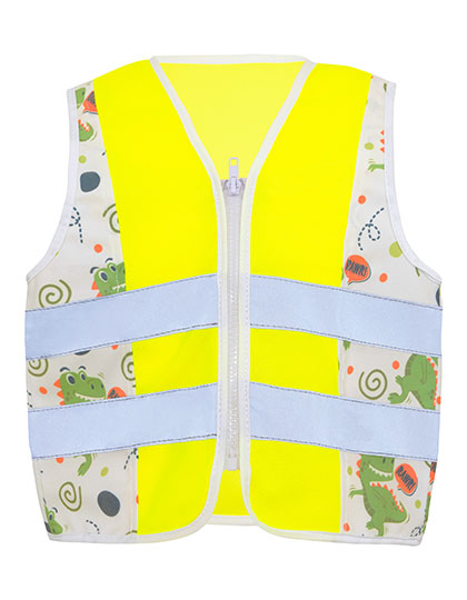 Children´s Safety Vest Action Dinosaurs CO² Neutral - Korntex