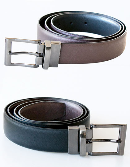 Elegant Two-Color Reversible Belt Schaffhausen - Korntex
