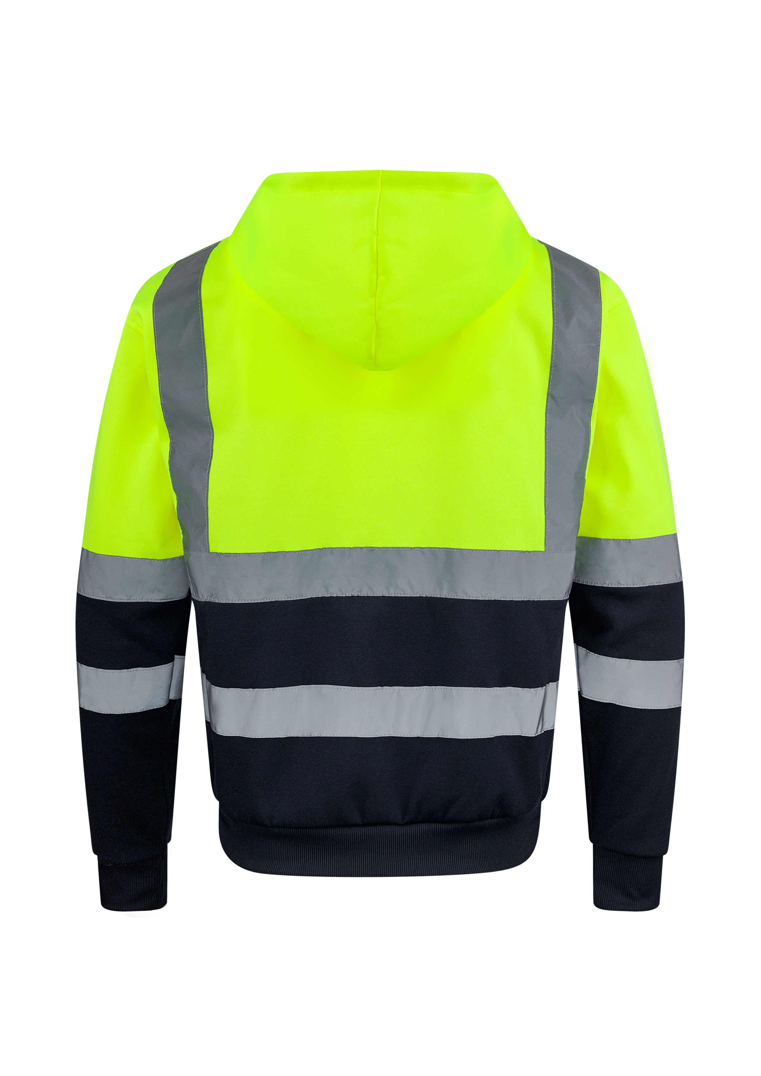 Hi-Vis Workwear Hooded Sweat-Jacket Galway - Korntex