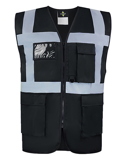 COMFORT EXECUTIVE SAFETY VEST "HAMBURG" - MULTIFUNCTIONAL WITH POCKETS - Korntex