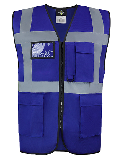 COMFORT EXECUTIVE SAFETY VEST "HAMBURG" - MULTIFUNCTIONAL WITH POCKETS - Korntex