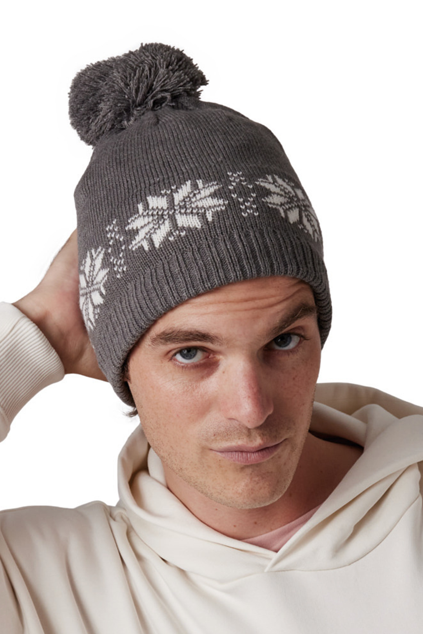 FAIR ISLE KNIT BEANIE - K-Up