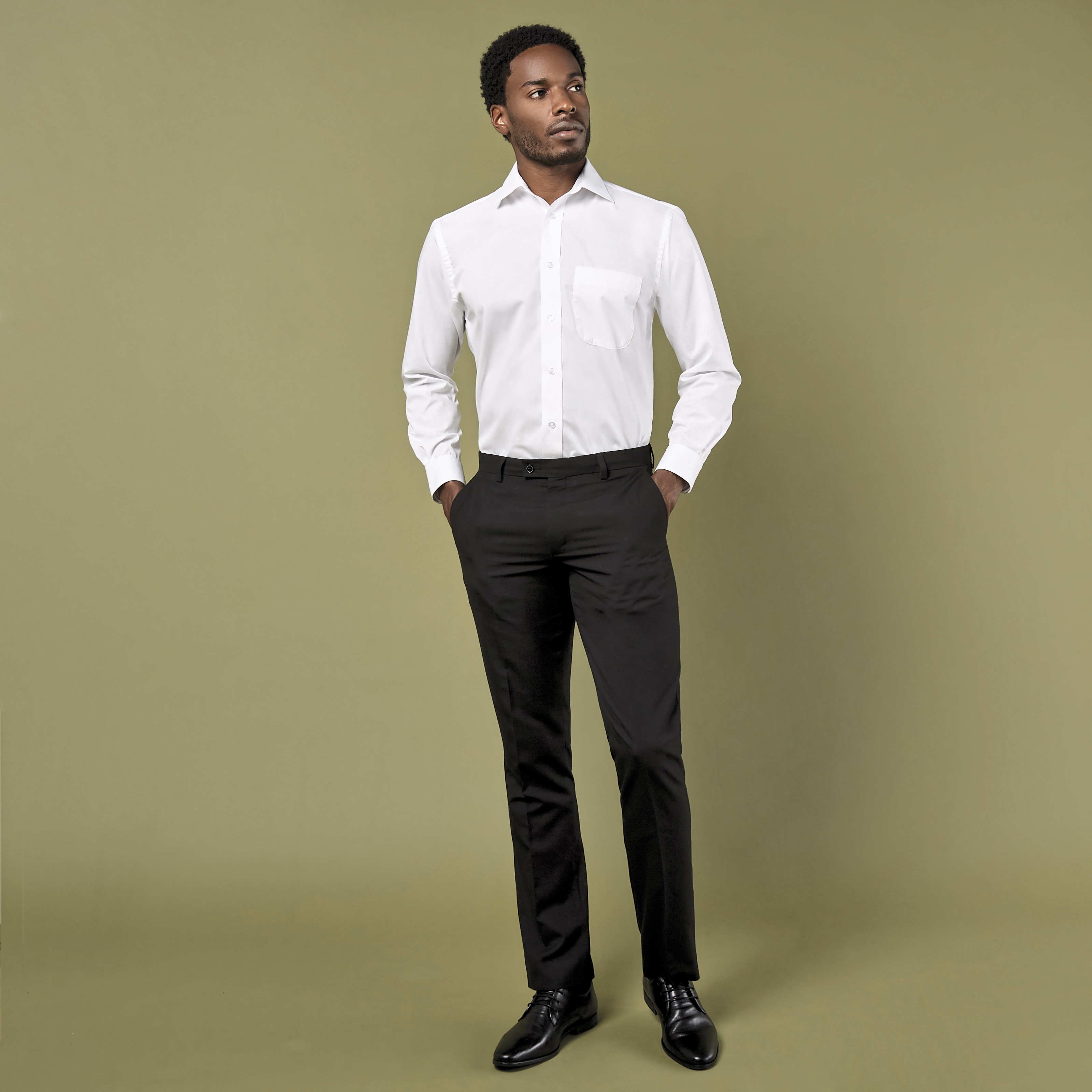 Men´s Classic Fit Business Shirt Long Sleeve - Kustom Kit