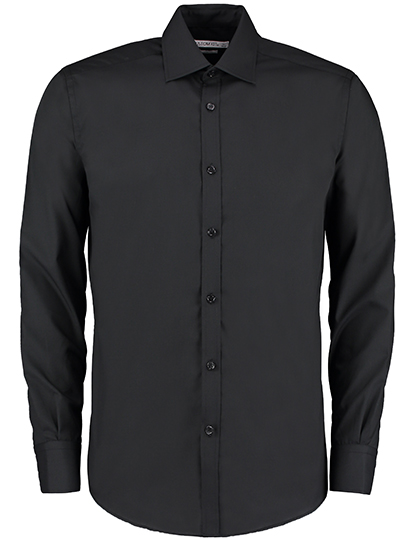 Men´s Slim Fit Business Shirt Long Sleeve - Kustom Kit
