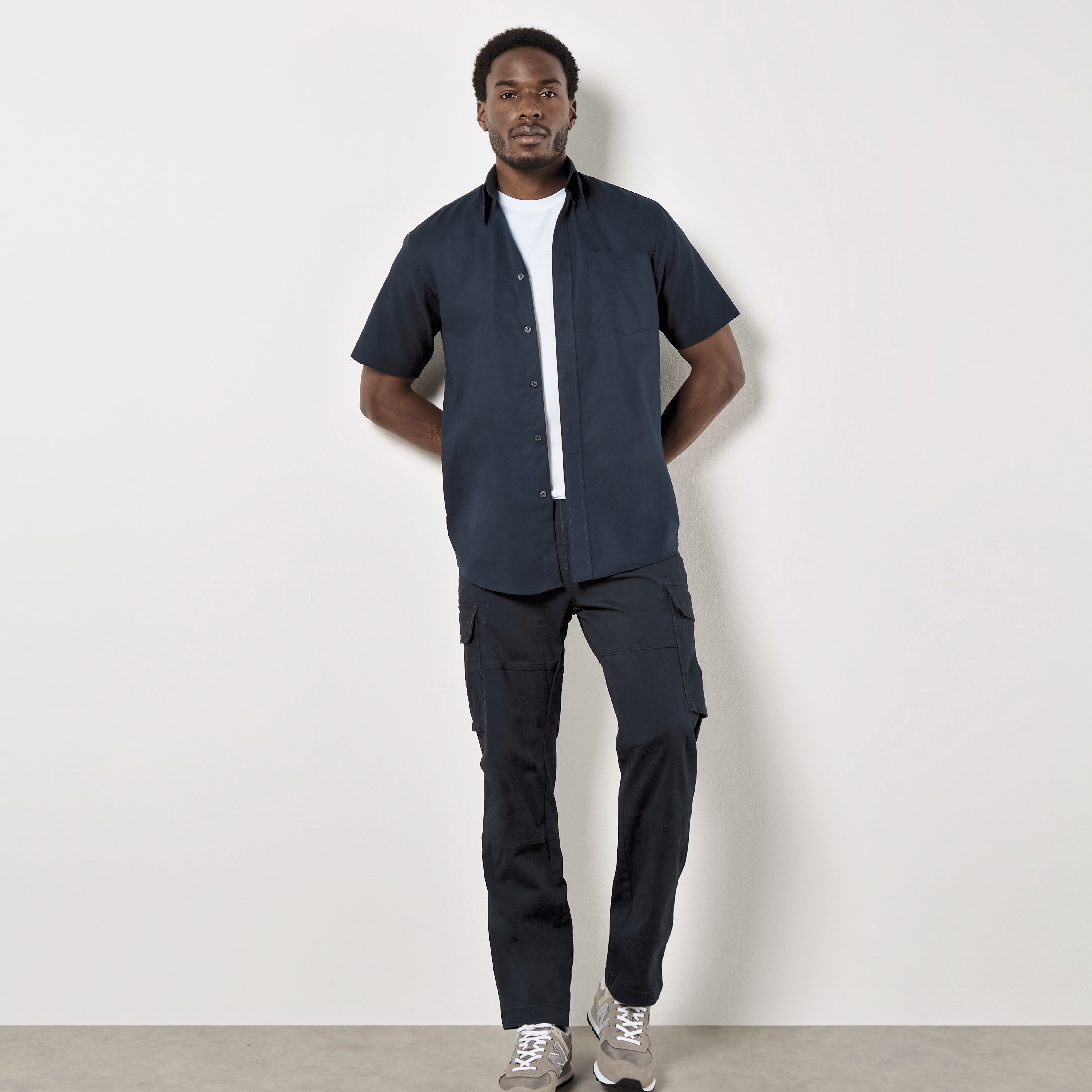 Men´s Classic Fit Workwear Oxford Shirt Short Sleeve - Kustom Kit