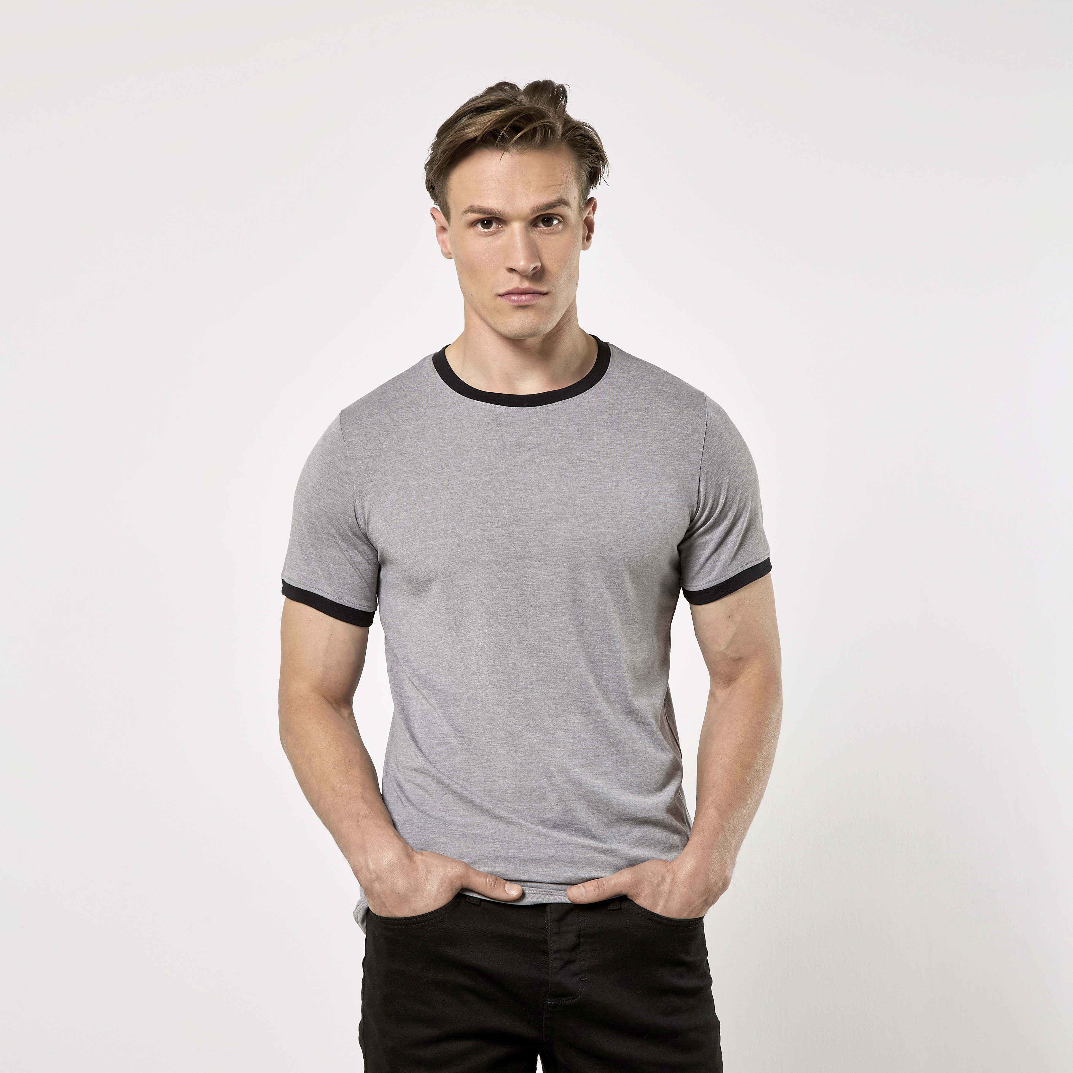 Fashion Fit Ringer Tee - Kustom Kit