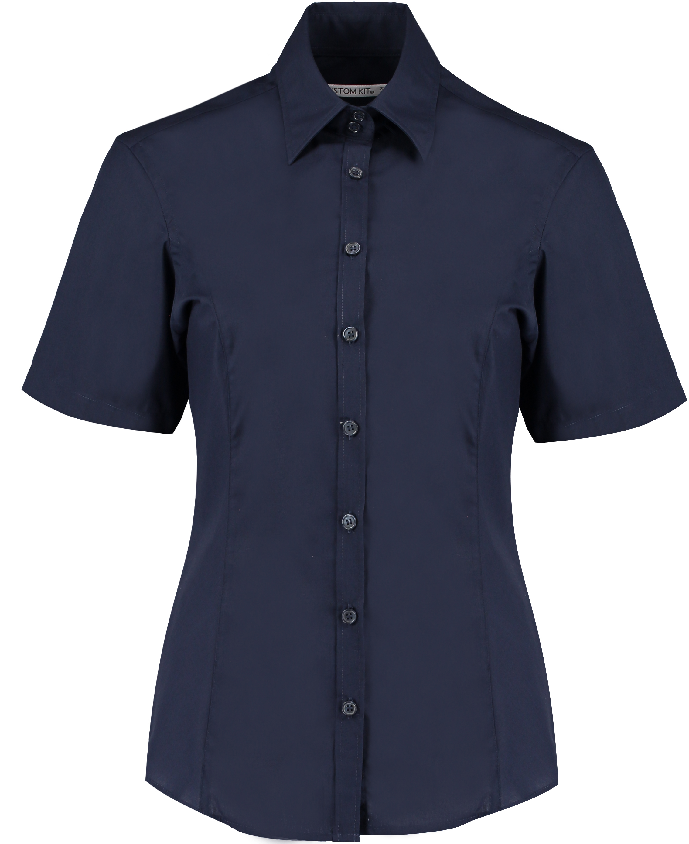 Business blouse short-sleeved (tailored fit) - Kustom Kit