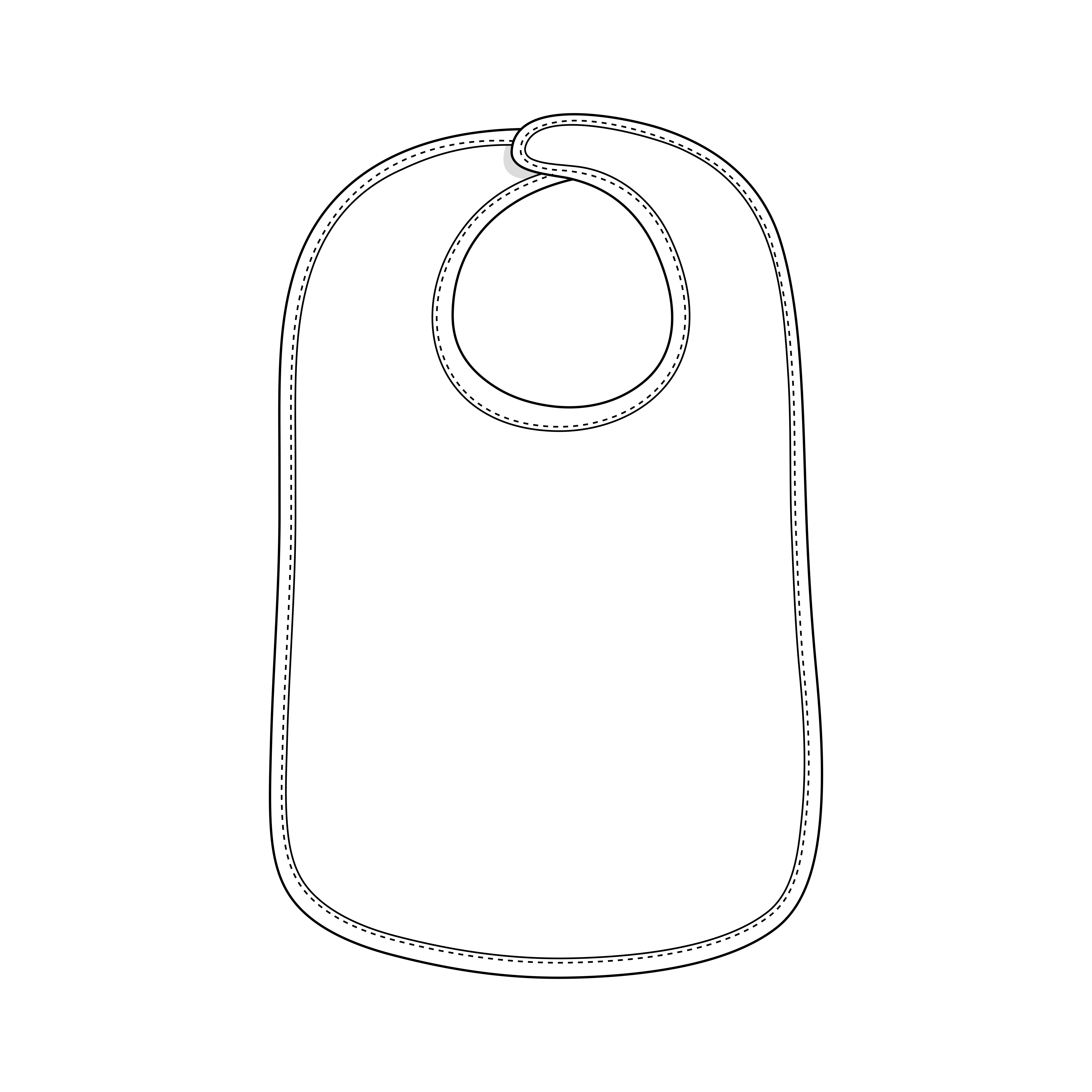 Bib Interlock Double Layer - Link Kids Wear