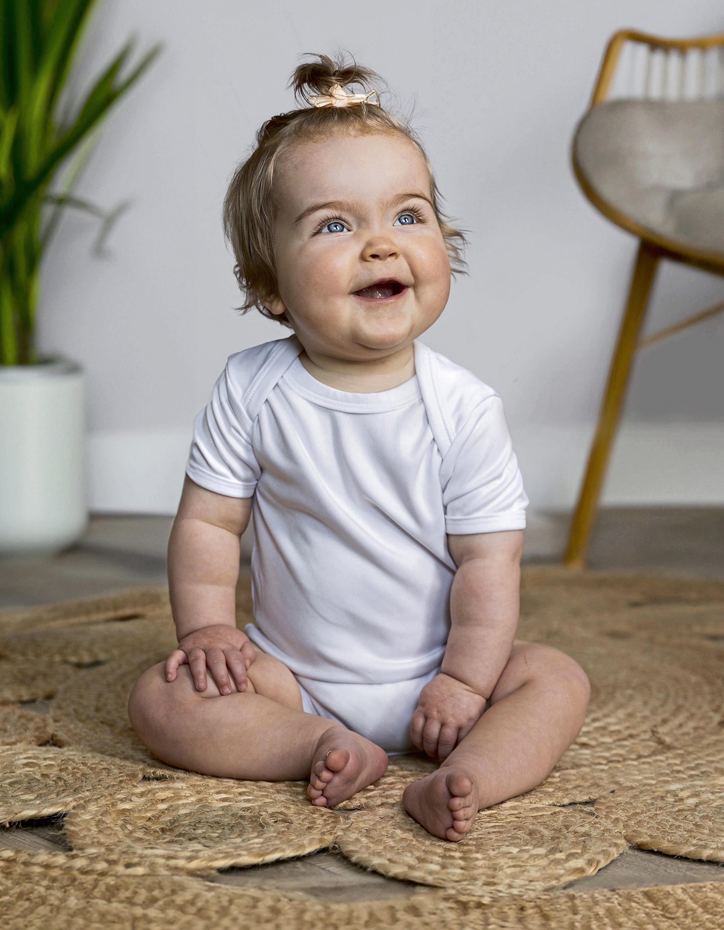 Short Sleeve Baby Bodysuit Polyester - Link Kids Wear