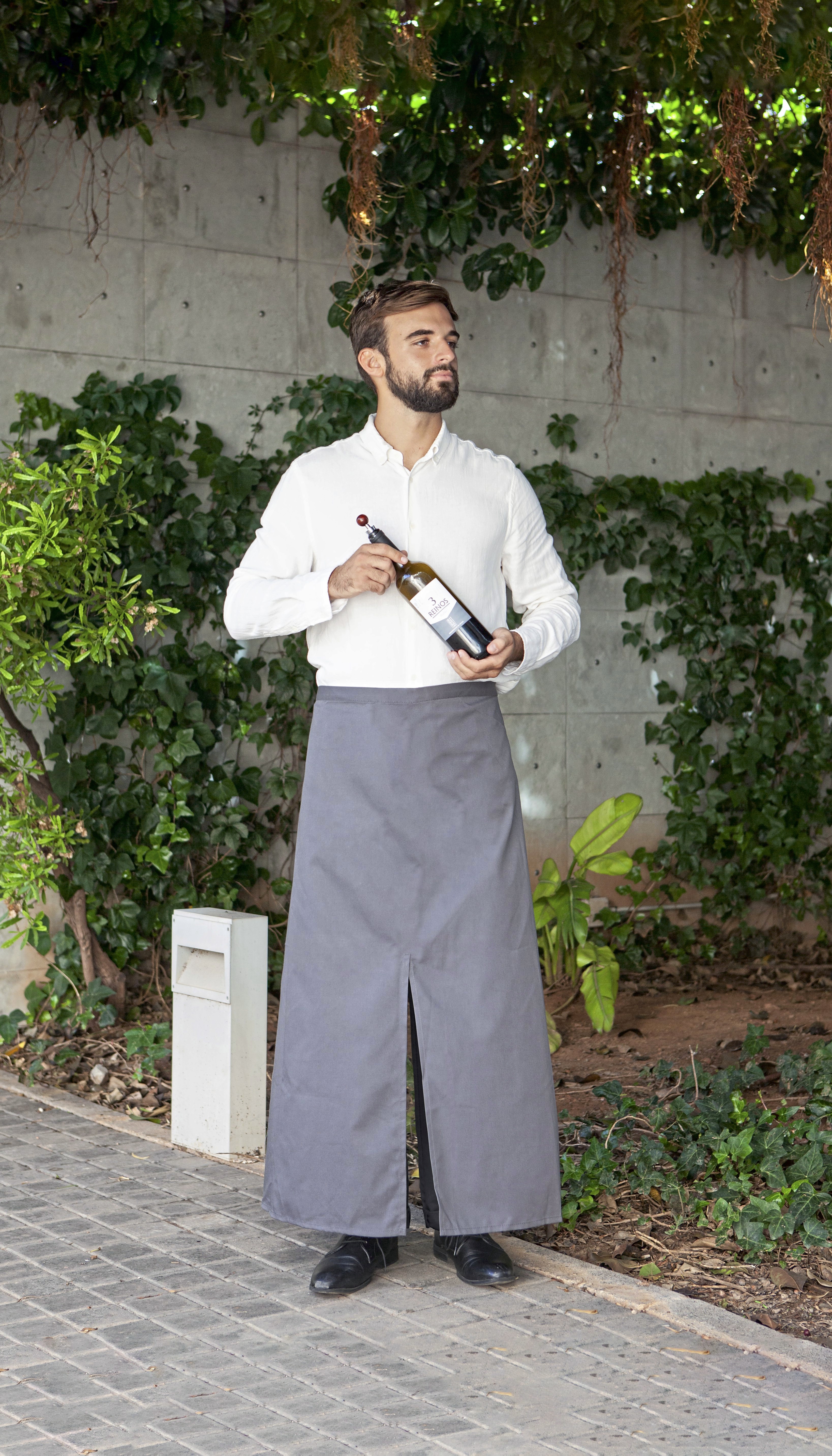 Bistro Apron With Split - Link Kitchen Wear