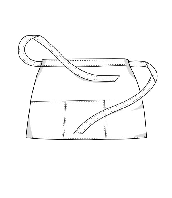 Jeans Cocktail Apron - Link Kitchen Wear