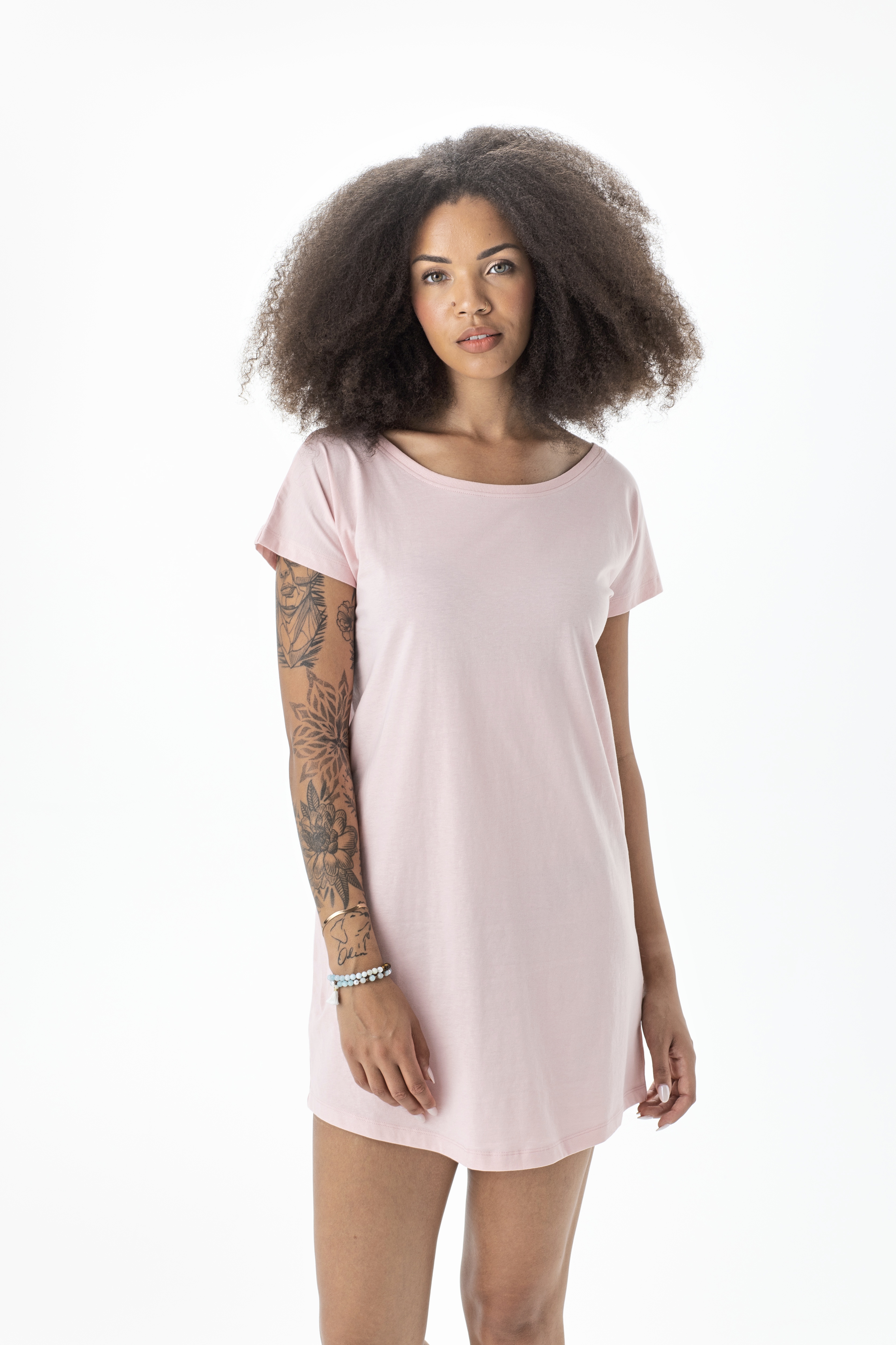 Women´s Loose Fit T Dress - Mantis