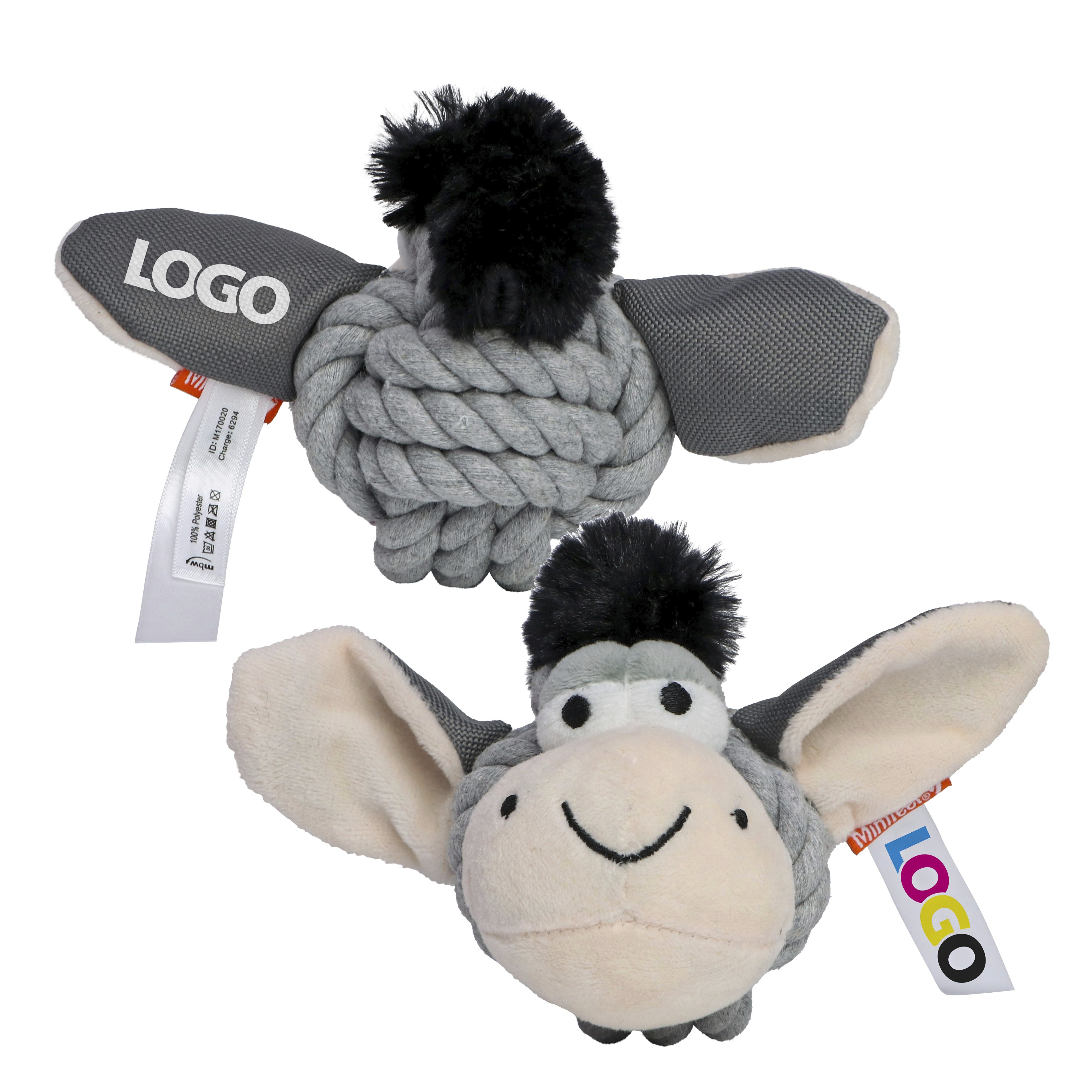 MiniFeet® Dog Toy Knotted Animal Donkey - Mbw