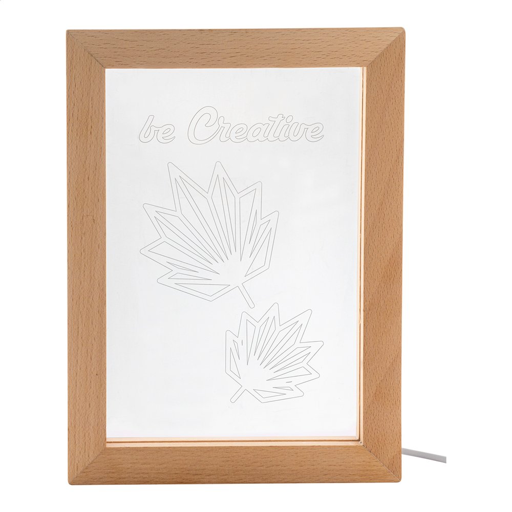 Woodiframe LED svetelná trofej - MERCH