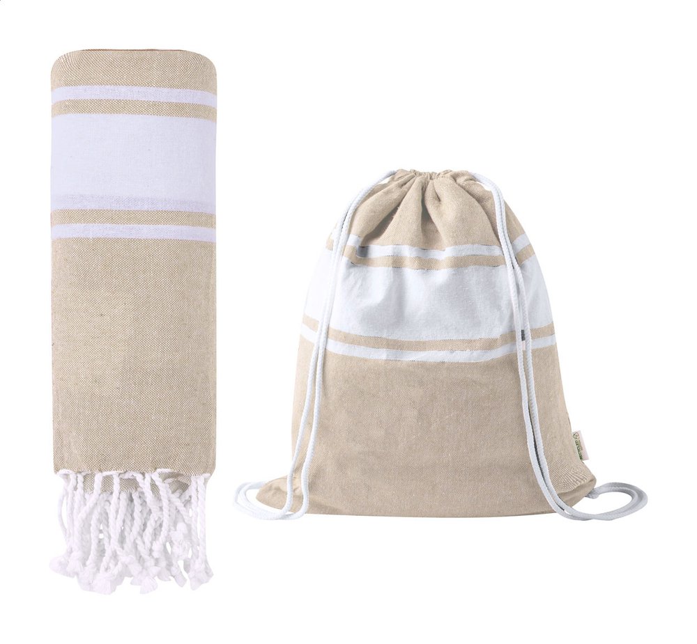 Praia plážová osuška a vak na sťahovanie - MERCH