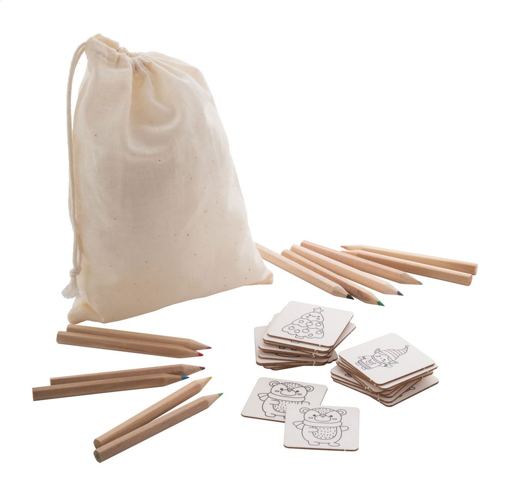 Coloxmor vianočné pexeso na vyfarbenie - MERCH